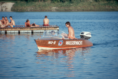 Rettungsboot am Ludwigsfelder See